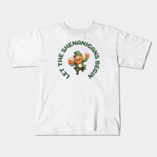 Let the shenanigans begin. Kids T-Shirt